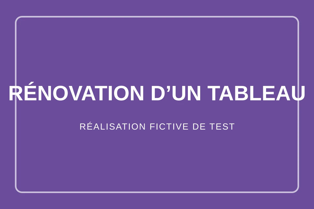 Visuel fictif de test d’une rénovation de tableau électrique