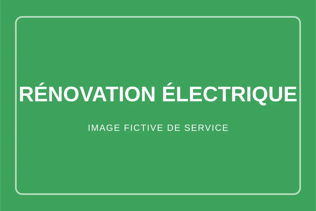 Visuel fictif de test pour le service de rénovation électrique